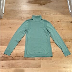 Women's Green Turtleneck Sweater